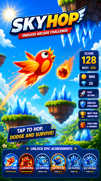 SkyHop gameplay screenshot 2